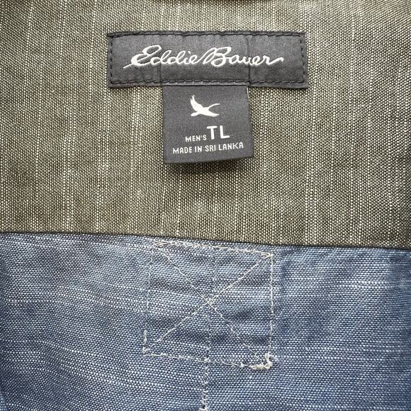 Eddie Bauer Men's Button Down Shirt Size TL Classic Fit Business Workwear - Picture 7 of 11